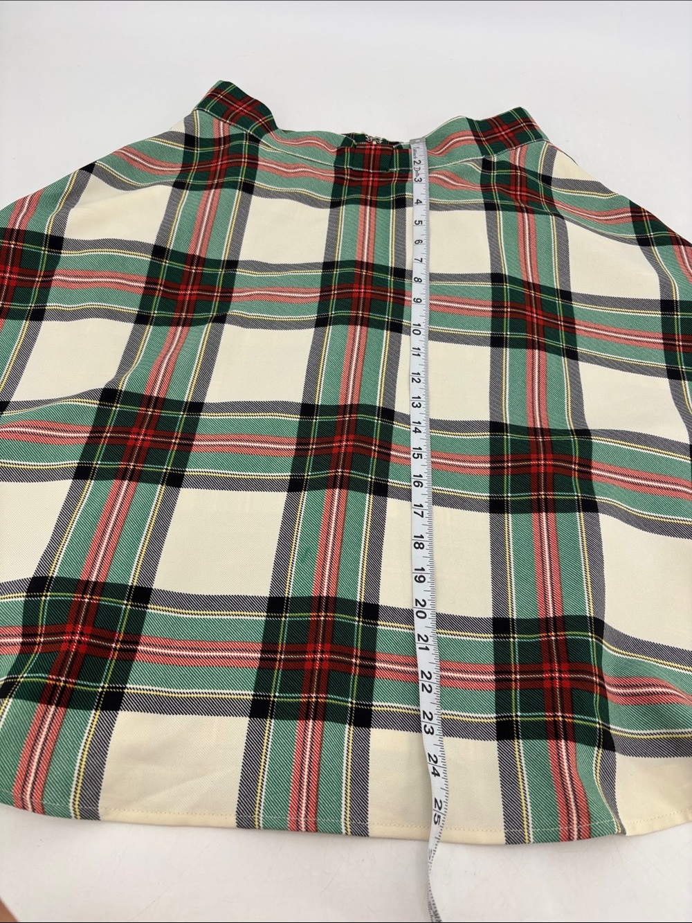 ModCloth Academia Twee Preppy Heritage Americana Plaid Holiday Midi Skirt - Picture 10 of 11